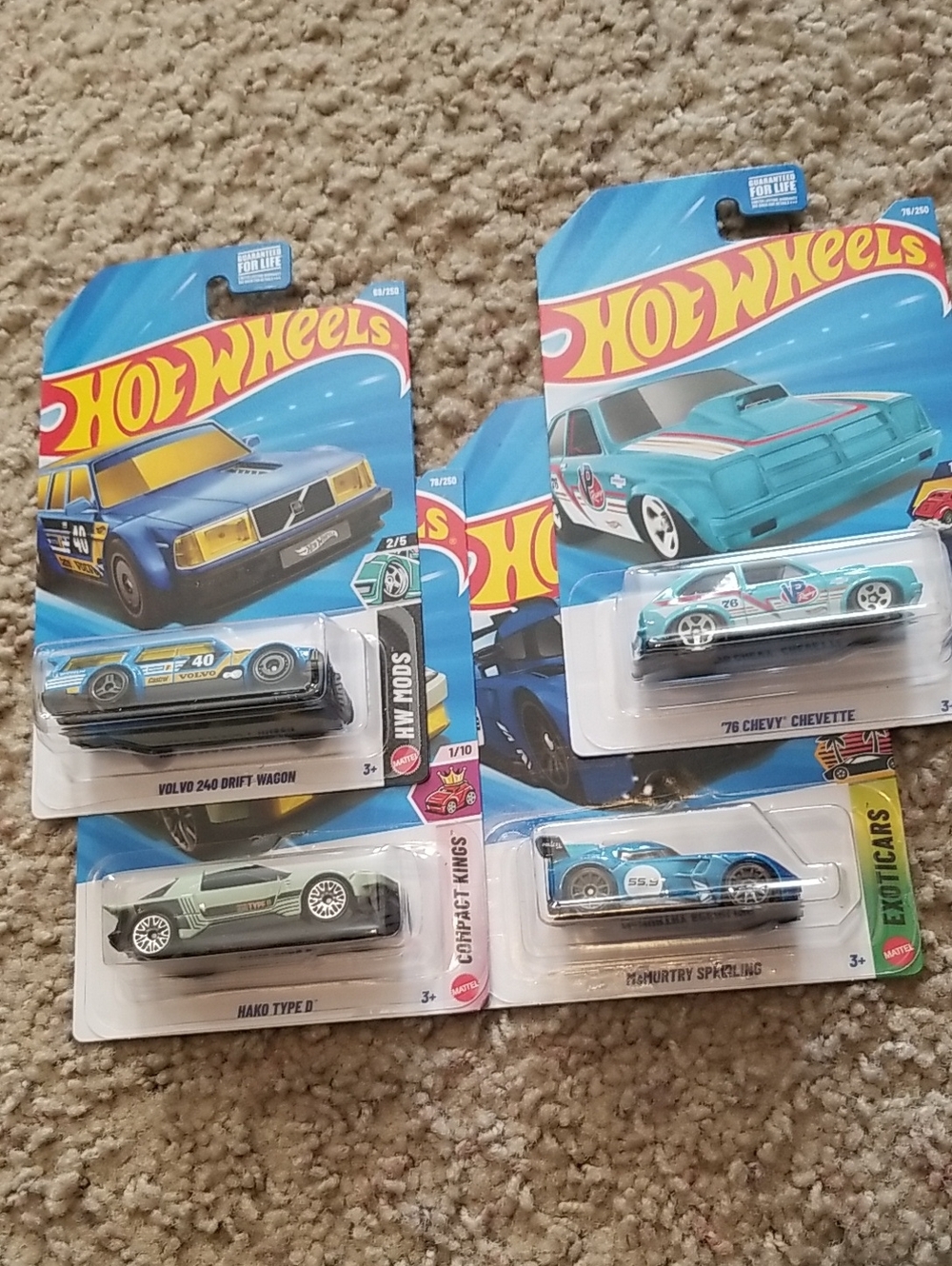 Hot Wheels Blue Die-Cast Car Pack – Assorted Blue Vehicles